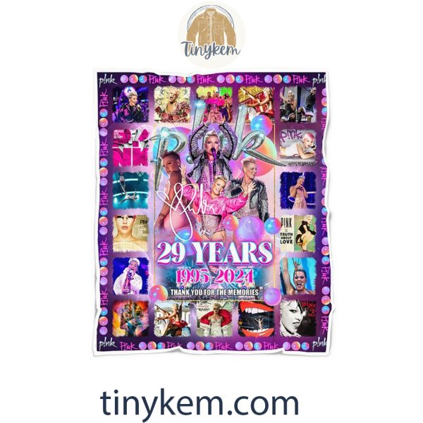 P!nk 29 Years 1995-2024 Quilt Blanket