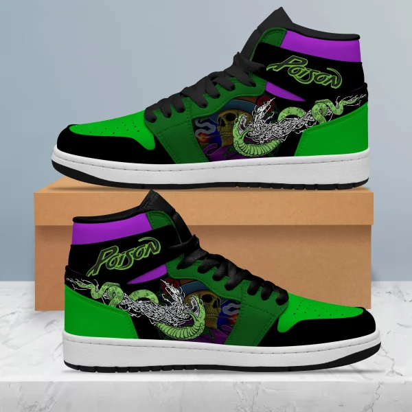 Poison Band Air Jordan 1 High Top Shoes