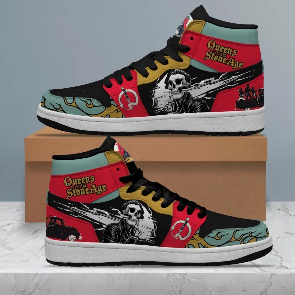 Queens of the Stone Age Air Jordan 1 High Top Shoes