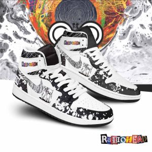 Radiohead Air Jordan 1 High Top Shoes2B3 uKw3X