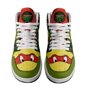 Raphael Ninja Turtle Air Jordan 1 High Top Shoes2B2 Nojx4