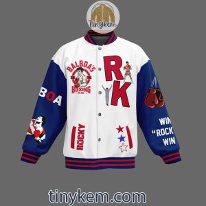 Rocky Balboa Boxing Baseball Jacket2B2 zM5qn