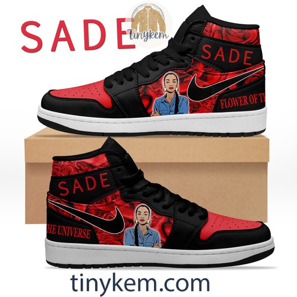 SADE Air Jordan 1 High Top Shoes: Flower Of The Universe