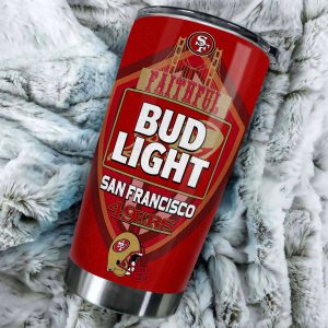 SF 49ers Bud Light Customized Tumbler Faithful Since 1946 Until Now and Forever2B3 1IrBQ