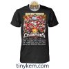 SF 49ers 2023 NFC Champions With Snoopy Driving Car Tshirt