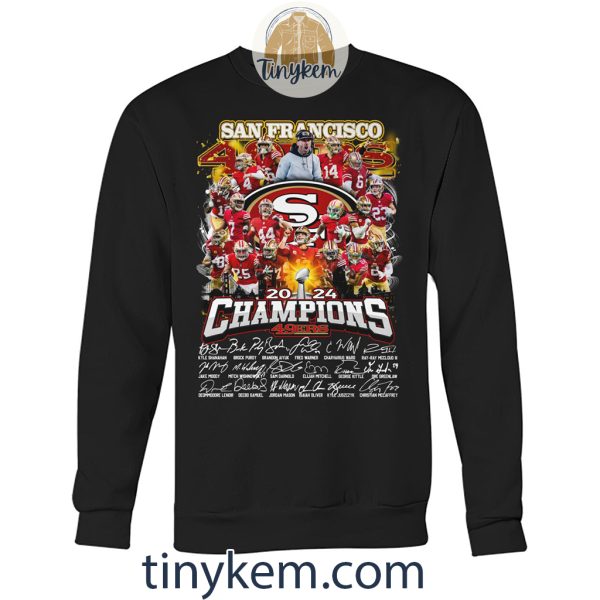 San Francisco 49ers Champions Super Bowl 2024 Tshirt