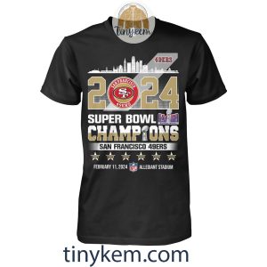 San Francisco 49ers Super Bowl Champions Tshirt Two Side Printed2B2 pJZJn