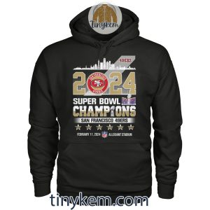 San Francisco 49ers Super Bowl Champions Tshirt Two Side Printed2B4 ggk6E