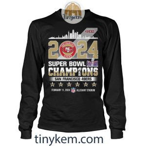 San Francisco 49ers Super Bowl Champions Tshirt Two Side Printed2B8 drYpS