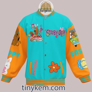 Scooby Doo And Easter Eggs Baseball Jacket2B2 jy4ra