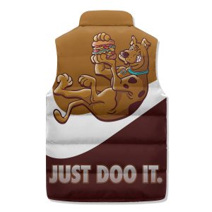 Scooby Doo Customized Puffer Sleeveless Jacket Just Doo It2B2 GNwee