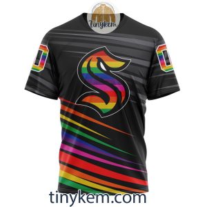 Seattle Kraken With LGBT Pride Design Tshirt Hoodie Sweatshirt2B6 luVsY