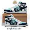 San Jose Sharks With Team Mascot Customized Air Jordan 1 Sneaker