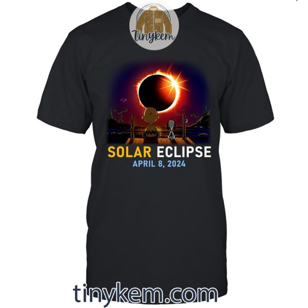 Snoopy and Solar Eclipse 2024 Shirt