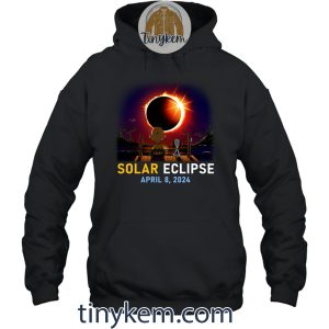 Snoopy and Solar Eclipse 2024 Shirt2B2 FCwZF