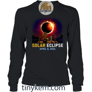 Snoopy and Solar Eclipse 2024 Shirt2B4 LRx39