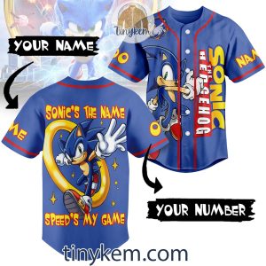 Sonic The Hedgehog Costume Zipper Hoodie: Speed’s My Game