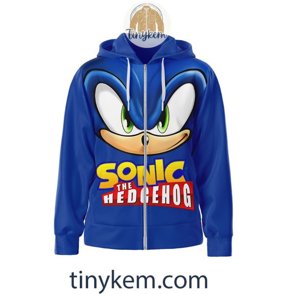 Sonic The Hedgehog Costume Zipper Hoodie: Speed’s My Game