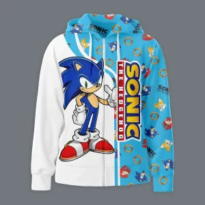 Sonic the Hedgehog Zipper Hoodie2B2 vAqFQ