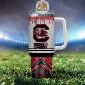 South Carolina Gamecocks Customized 40oz Tumbler With Glitter Printed Style2B4 8cCEt