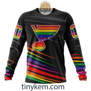 St Louis Blues With LGBT Pride Design Tshirt Hoodie Sweatshirt2B4 itsyR