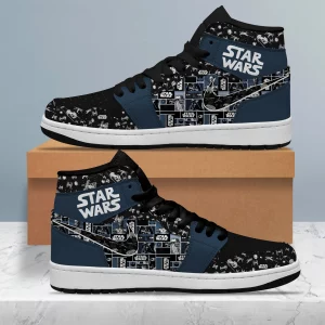 Star Wars Air Jordan 1 High Top Shoes