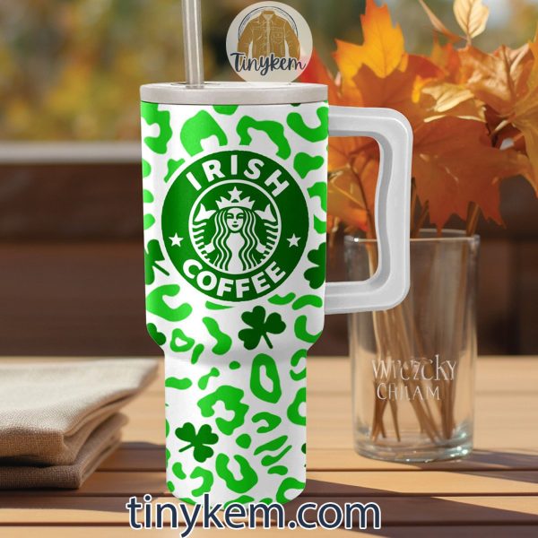 Starbucks Irish Coffee 40 Oz Tumbler: Gift For ST Patrick Day