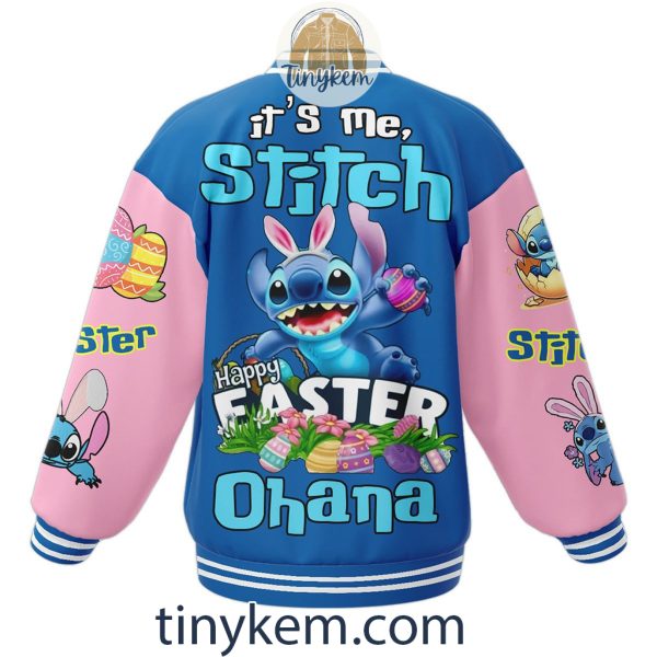 Stitch Ohana Baseball Jacket: Happy Easter!