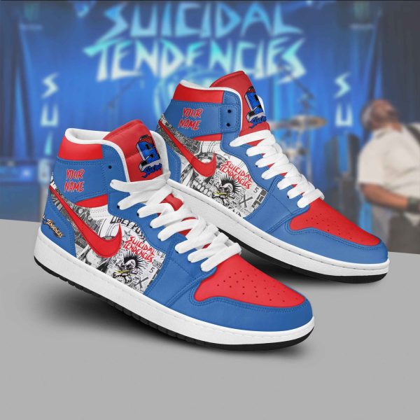 Suicidal Tendencies Air Jordan 1 High Top Shoes