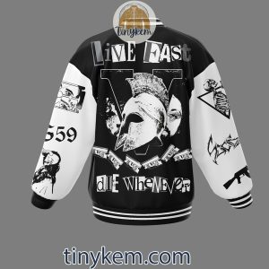 Suicideboys Baseball Jacket Live Fast Die Whenever2B3 mqgWr