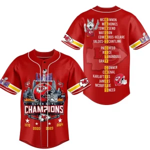 Super Bowl 2023 Champions Chiefs Baseball Jersey2B4 jNXyy