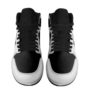 Supernatural Air Jordan 1 Black and White High Top Shoes Saving People Hunting Things2B4 arETR