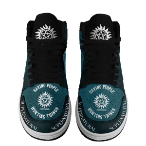 Supernatural Air Jordan 1 High Top Shoes Carry On My Wayward Son2B3 usB1c