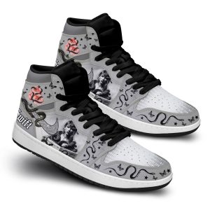 Taylor Swift Reputation Snake Air Jordan 1 High Top Shoes2B3 LPZND