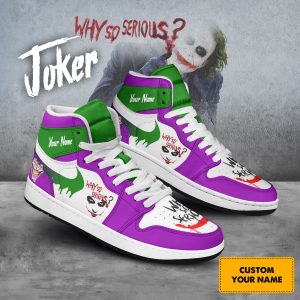 The Joker In Batman Movie Air Jordan 1 High Top Shoes2B3 tT3ix