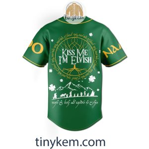 The Lord Of The Rings Patrick Day Customized Baseball Jersey Kiss Me Im Elvish2B3 1gc0y