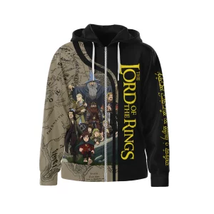 The Lord Of The Rings Zipper Hoodie