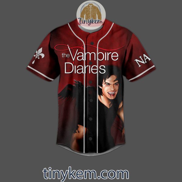 The Vampire Diaries Customized Baseball Jersey: I Can’t Control Myself