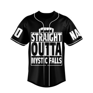 The Vampire Diaries Customized Baseball Jersey: Mystic Falls Timberwolves
