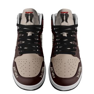 The Walking Dead Air Jordan 1 High Top Shoes2B2 HNF5J