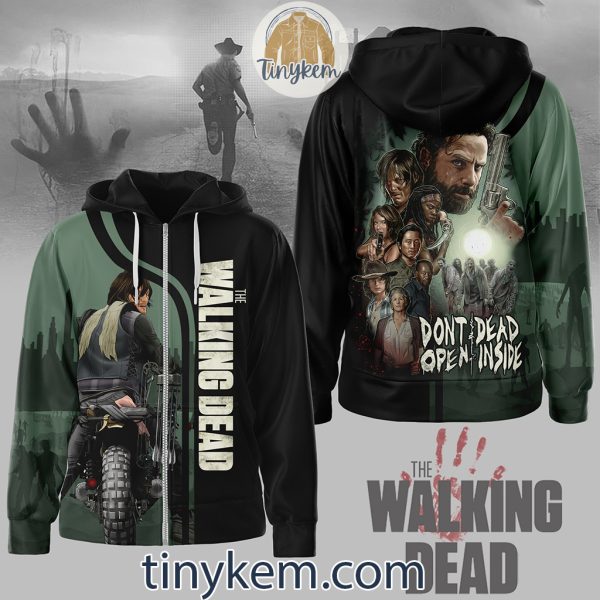 The Walking Dead Zipper Hoodie: Don’t Open Dead Inside