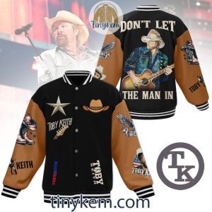 Toby Keith Baseball Jacket: Don’t Let The Man In