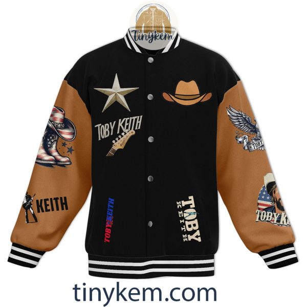 Toby Keith Baseball Jacket: Don’t Let The Man In