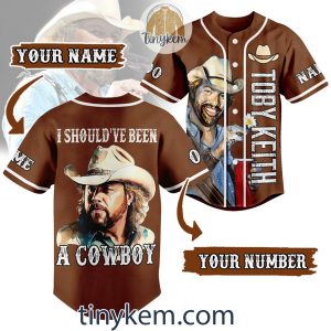 Toby Keith Customized Baseball Jersey: I Should’ve Been A Cowboy