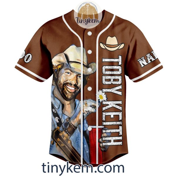 Toby Keith Customized Baseball Jersey: I Should’ve Been A Cowboy