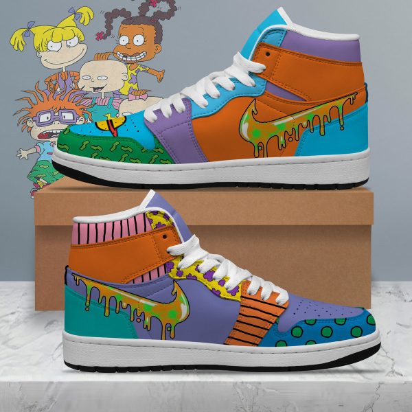 Toy Story Woody And Buzz Air Jordan 1 High Top Shoes