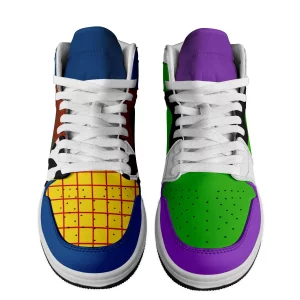 Toy Story Woody And Buzz Air Jordan 1 High Top Shoes2B2 O4Iua