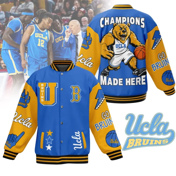 UCLA Bruins Baseball Jacket: Champions Made Here