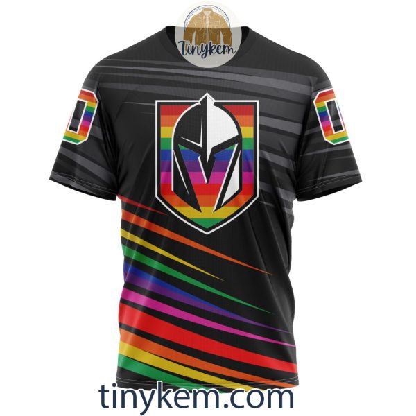 Vegas Golden Knights With LGBT Pride Design Tshirt, Hoodie, Sweatshirt