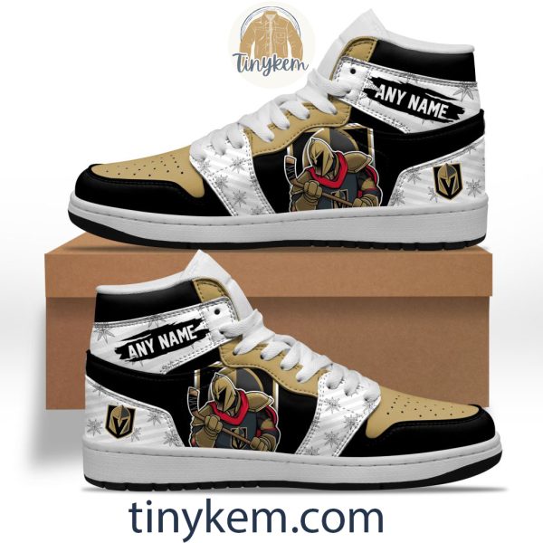 Vegas Golden Knights With Team Mascot Customized Air Jordan 1 Sneaker